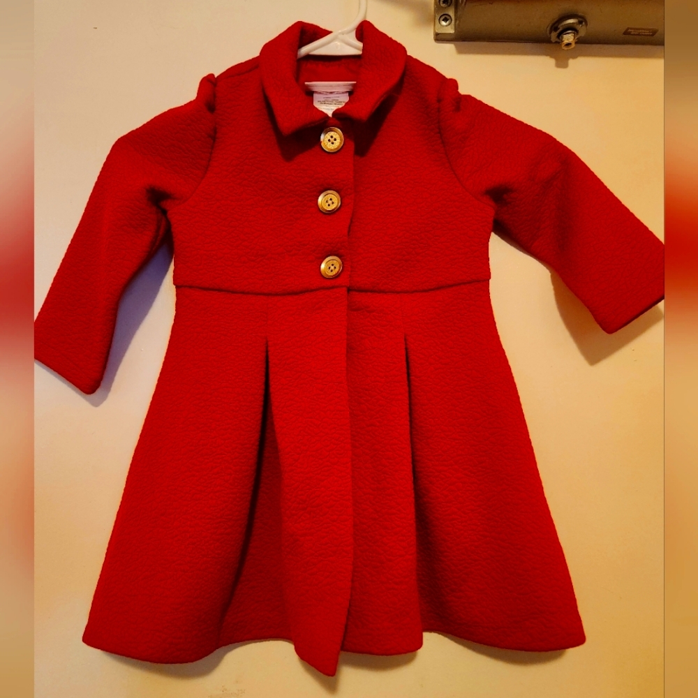 Classic Bonnie Jean Red Kids Coat